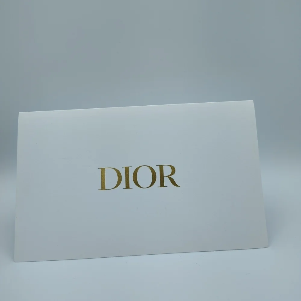 Dior Boutique Envelope Card | Gold Logo | Luxury Gift Packaging